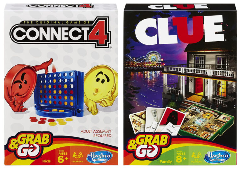 Connect 4 and Go Game (Travel Size) for Only $4 90 Clue for $5 44