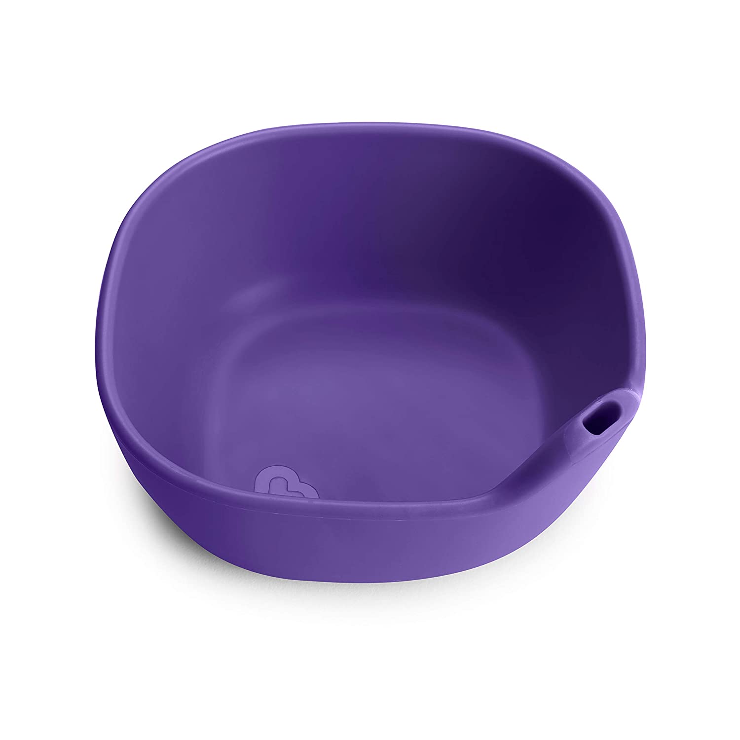 Munchkin Last Drop Silicone Toddler Bowl with Built-In Straw for Only